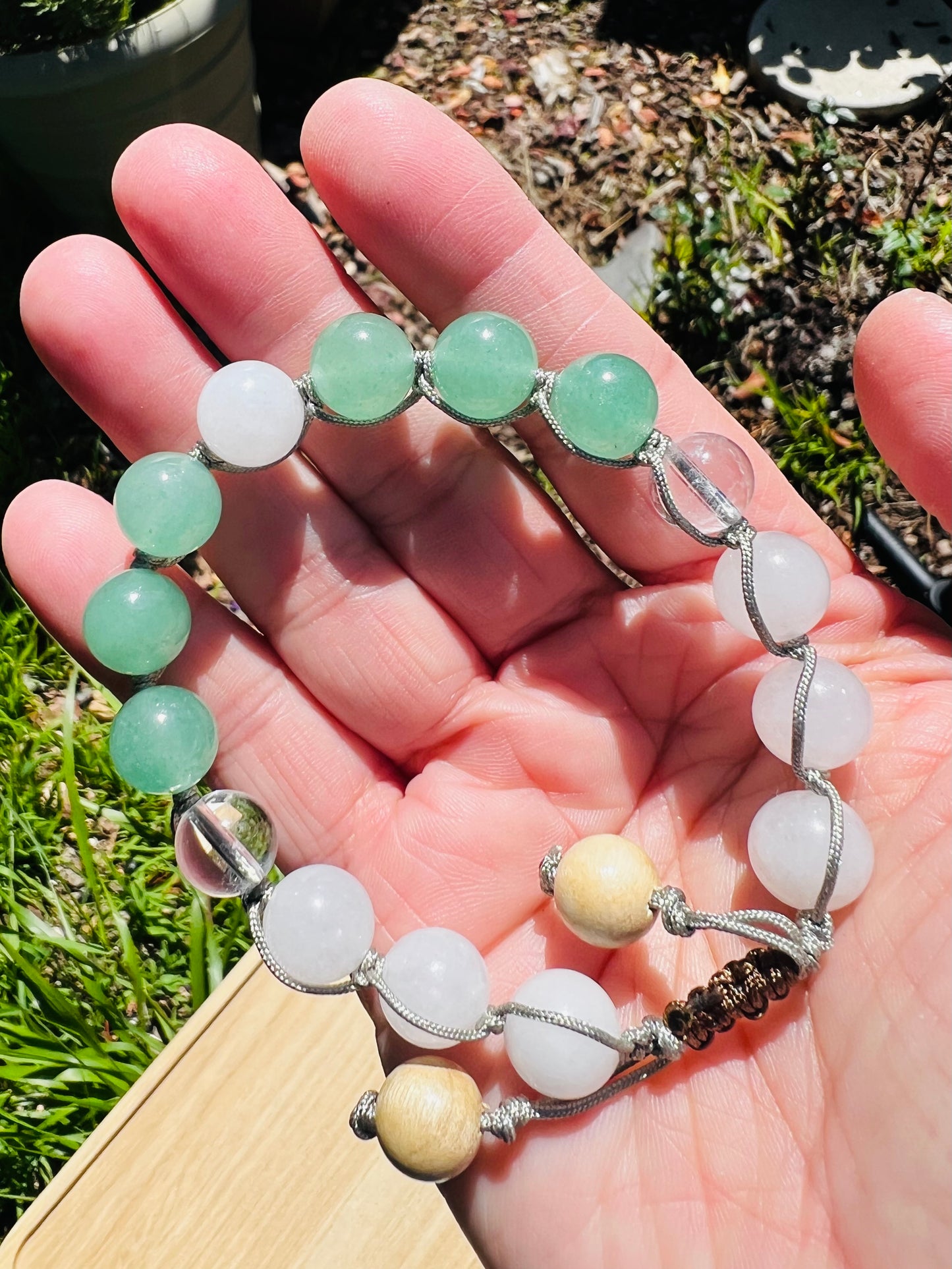 Serene Harmony – Heart Chakra Mala Bracelet 💚✨