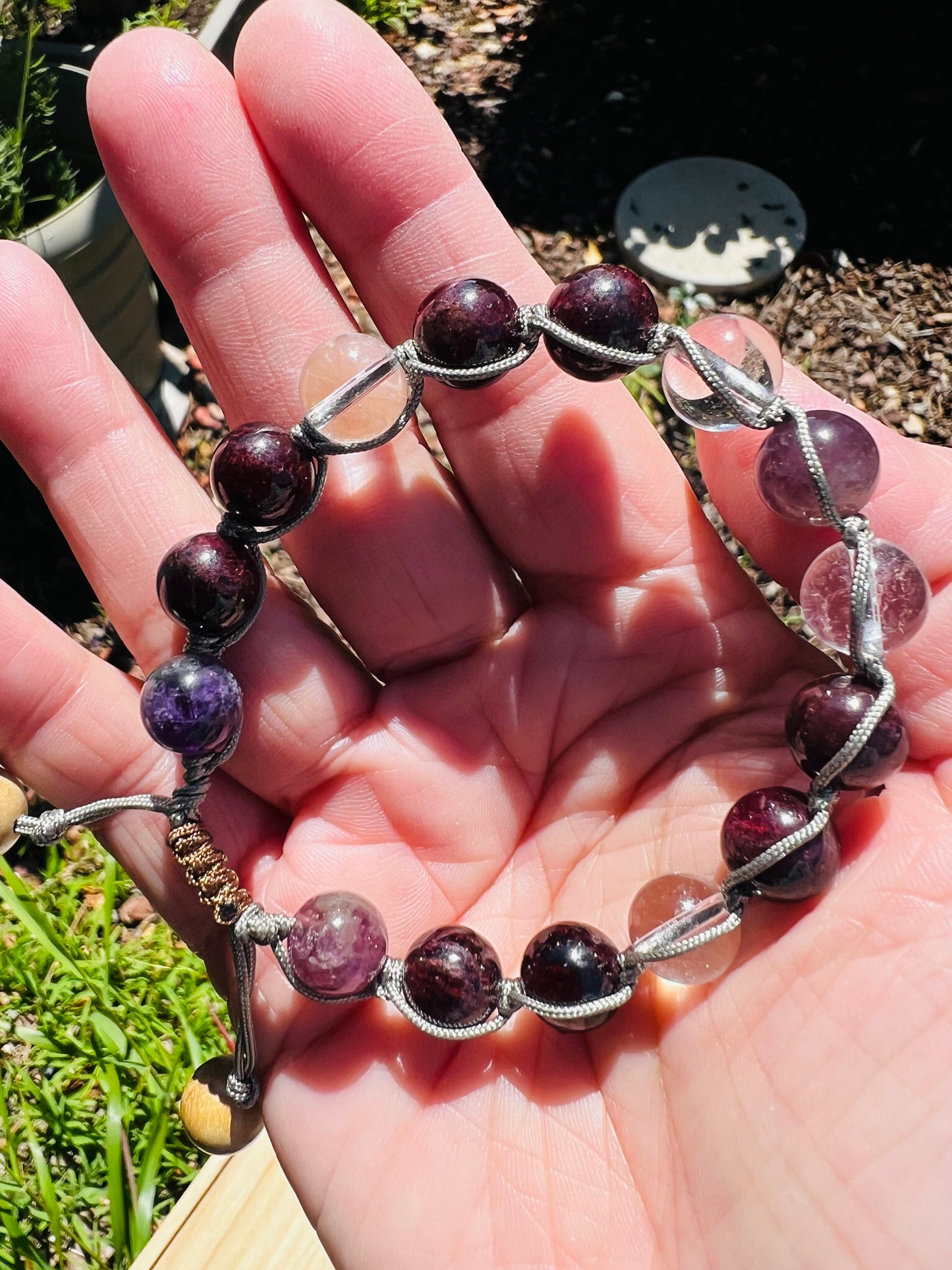 Grounded Strength – Root Chakra Mala Bracelet ❤️✨