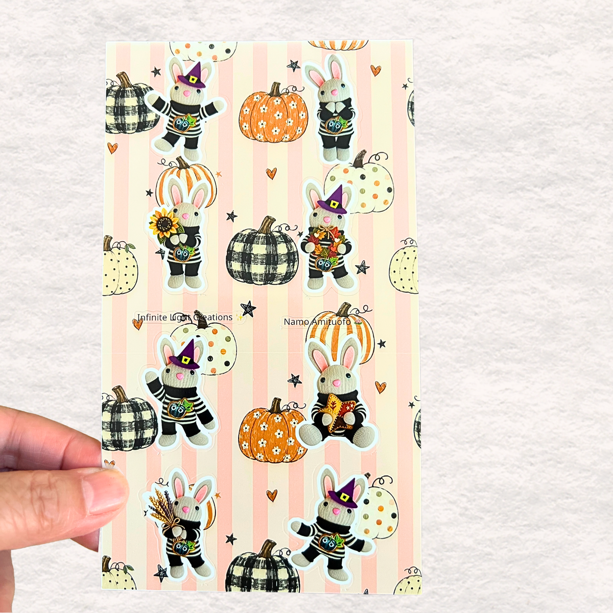 Amity Patch Cozy Fall Premium Vinyl Sticker Sheet — 4×7