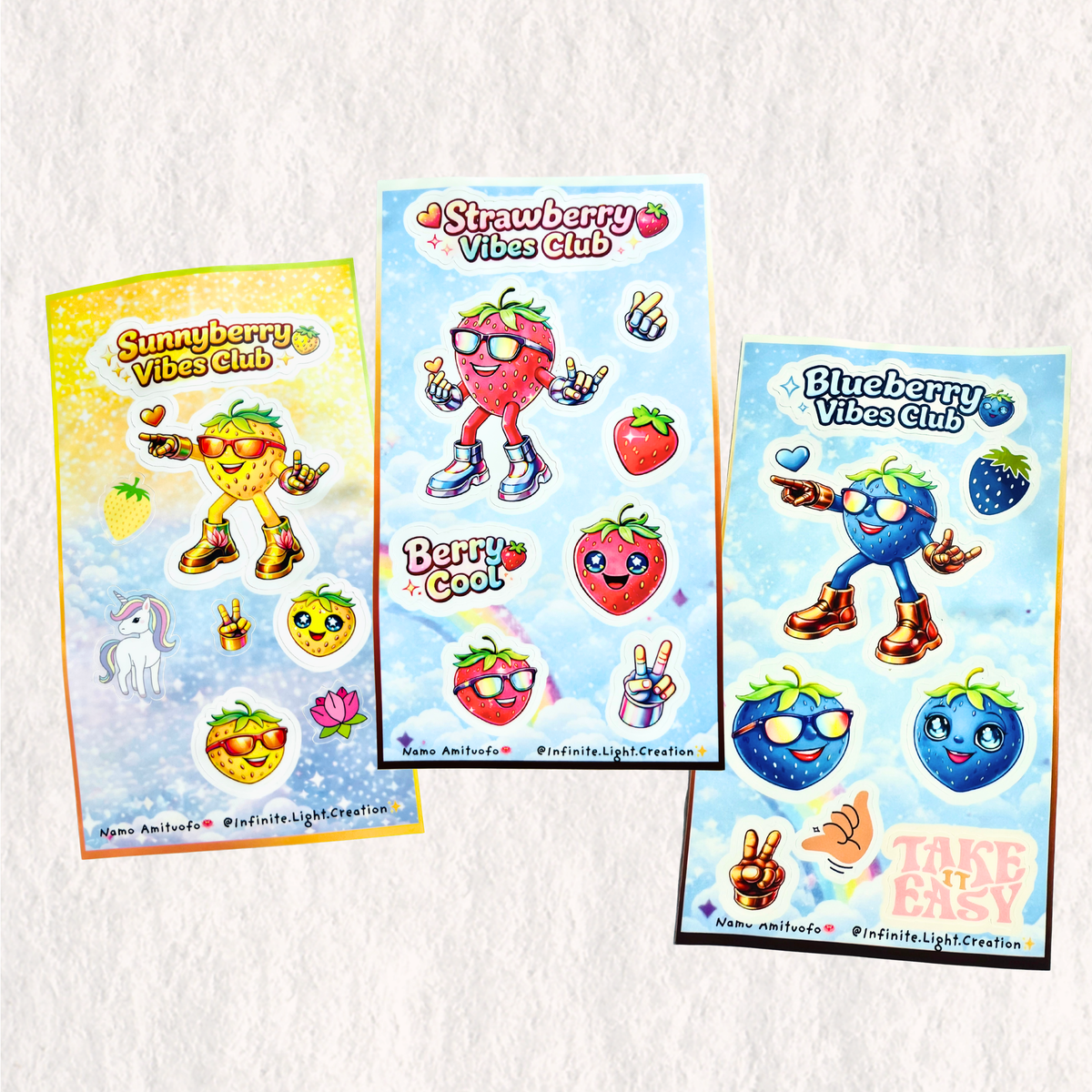 Berry Club Sticker Collection Bundle