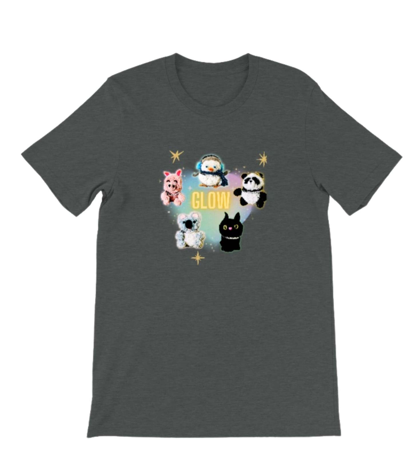 Glow from Within with the Five Blissful Glowing Pom Pom Pals Crewneck T-Shirt