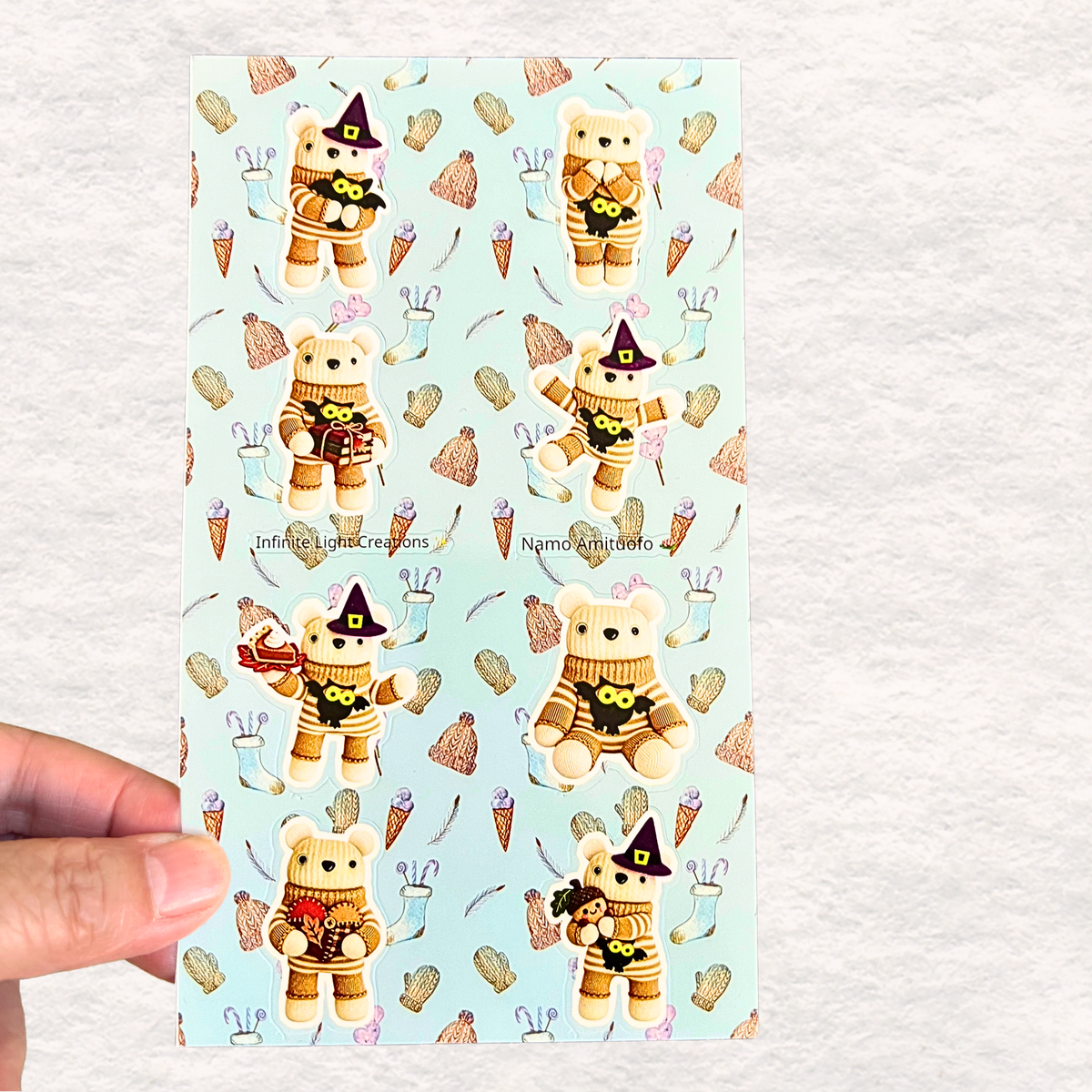 Ember Cozy Fall Premium Vinyl Sticker Sheet — 4×7