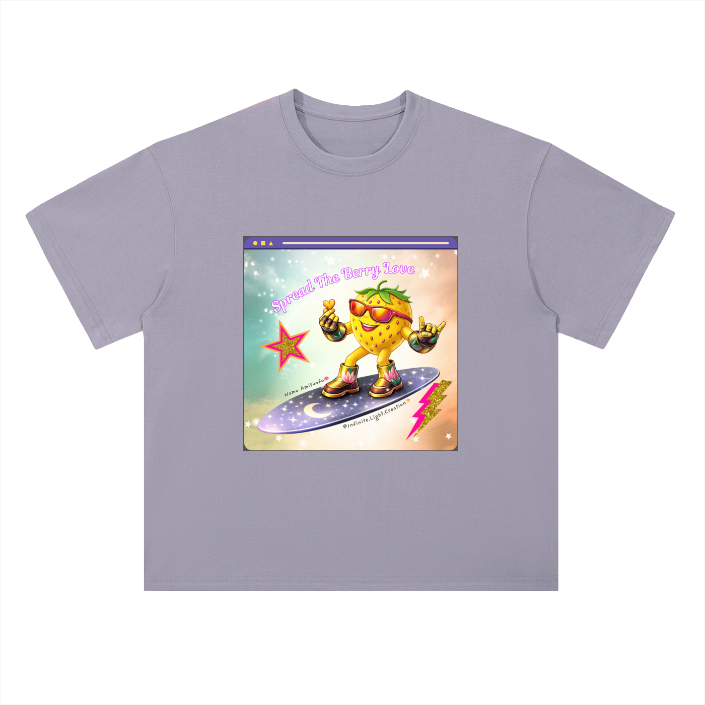 🍓💛 Spread the Berry Love – Strawberry Tee